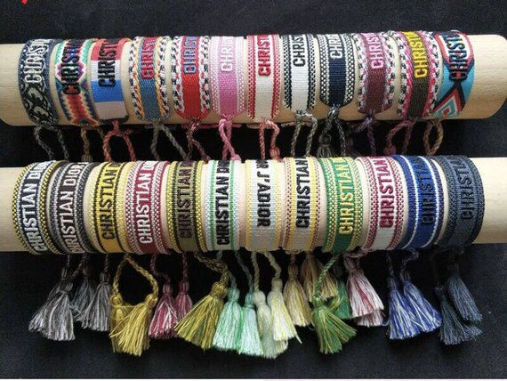 Woven Cotton Friendship Bracelet,Fashion Embroidery Bracelet, Trendy Designer Inspired Bracelets,... | Etsy (US)