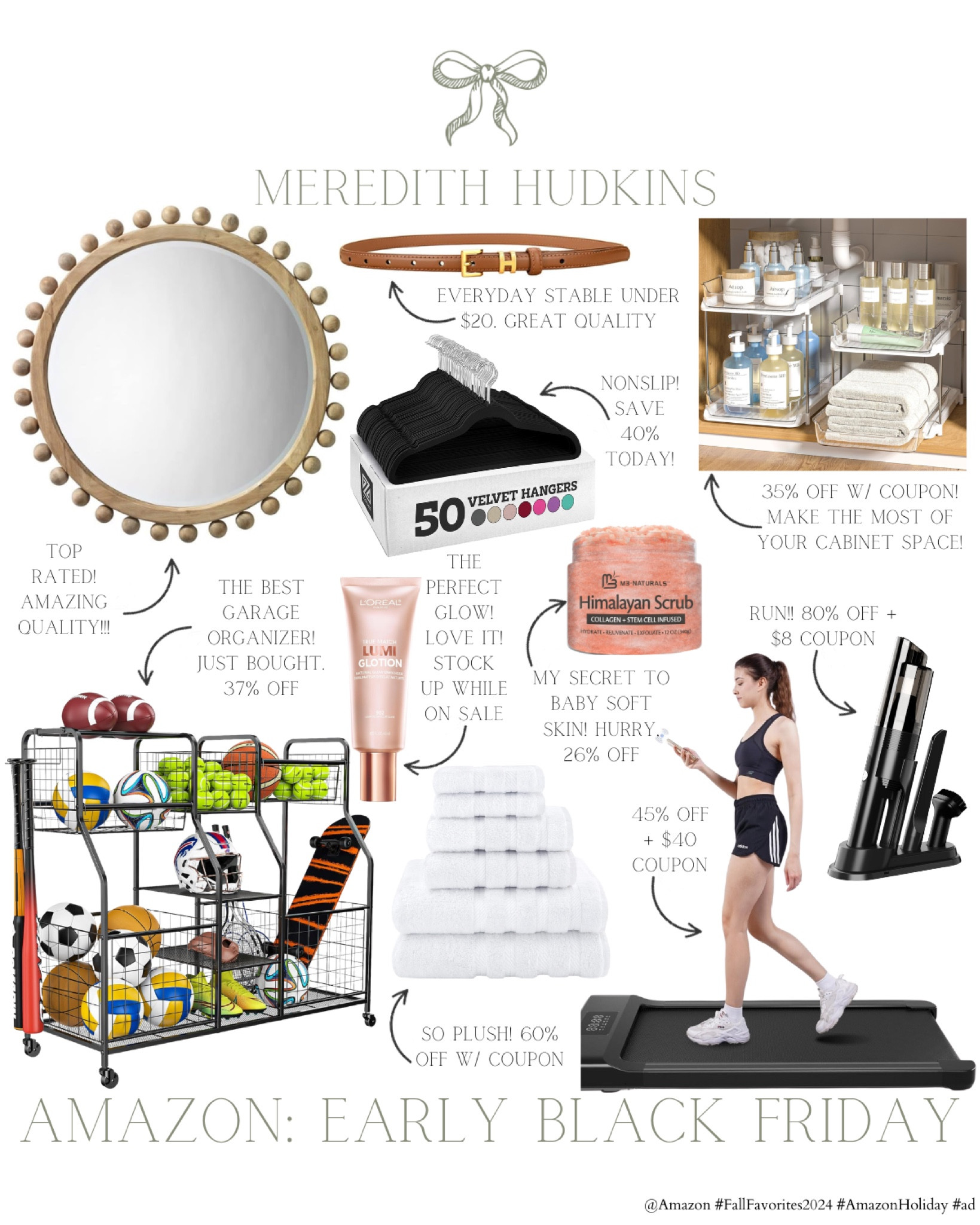 @Amazon early Black Friday deals are officially here #ad ! Here are some of my favorite deals so far. I can't get enough of these best selling home, fashion and beauty products!

Follow me the @shop.LTK app to learn more about Amazon's products & deals. I've linked all these products in my LTK Shop so you can shop directly from the app! @Shop.LTK #liketkit liketk.it/xx


#fallfavorites2024 #amazonholiday
Meredith Hudkins preppy style, classic style, timeless, home decor, traditional home decor, household essentials, sale finds, home decor, beauty women's fashion, fall fashion, winter fashion, autumn style, autumn fashion, fall outfits, Christmas, Amazon fashion

#LTKSaleAlert #LTKHome #LTKCyberWeek