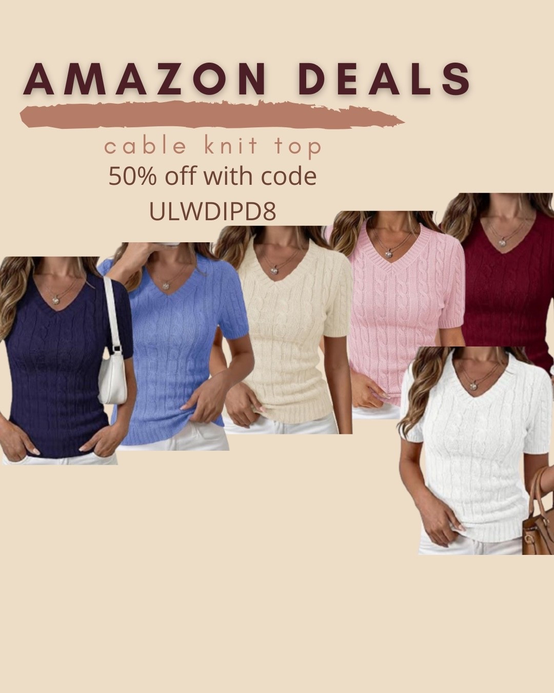 $15 ends 4/19

Amazon fashion
Amazon deals
Cable knit top

#LTKSaleAlert