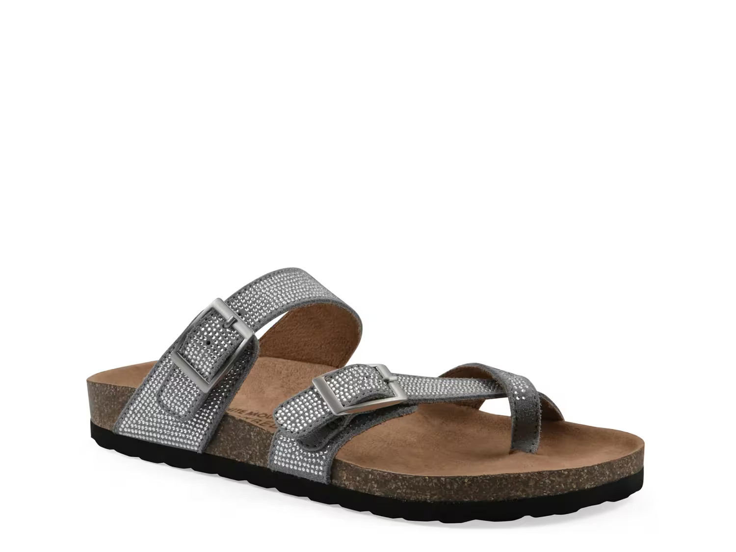 White Mountain Grays Sandal | Women's | Blue Suede | Size 9 | Sandals | Footbed | DSW