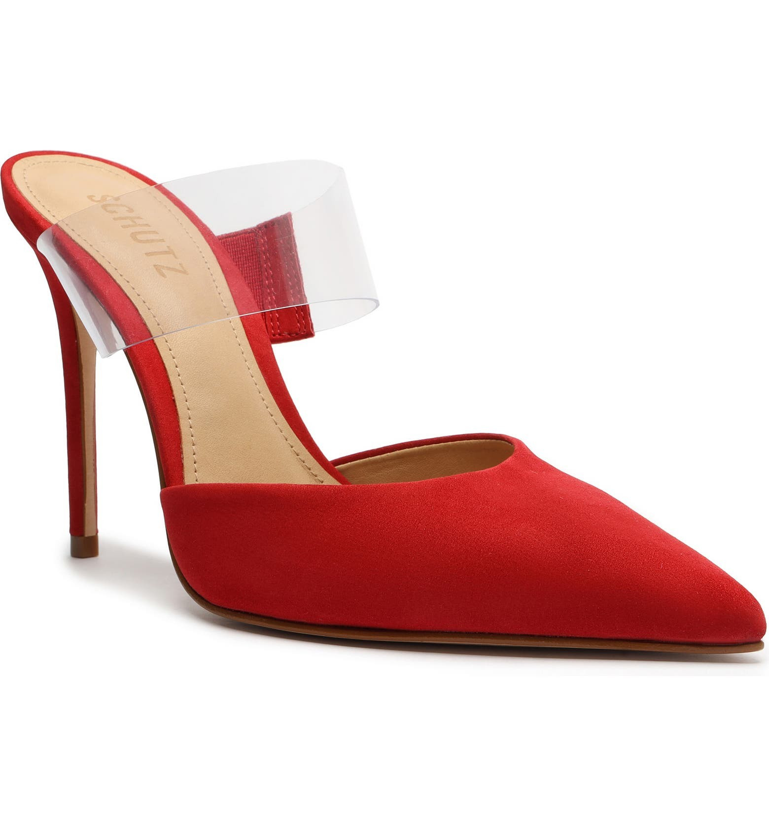 Sionne Clear Strap Pointed Toe Mule | Nordstrom