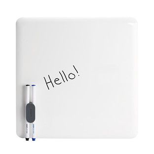Poppin Metal Dry Erase Board Plate | The Container Store