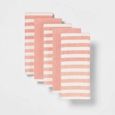 5pk Cotton Striped Terry Kitchen Towels - Threshold™ | Target