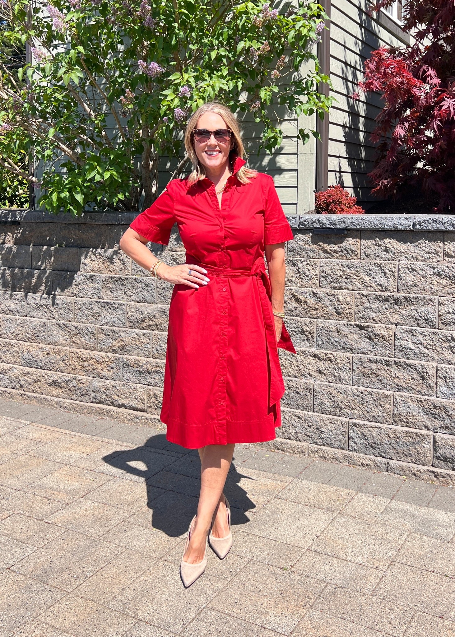 Lady in Red 
Ralph Lauren
Nordstrom ￼

#LTKMothersDay #LTKOver40 #LTKootd
