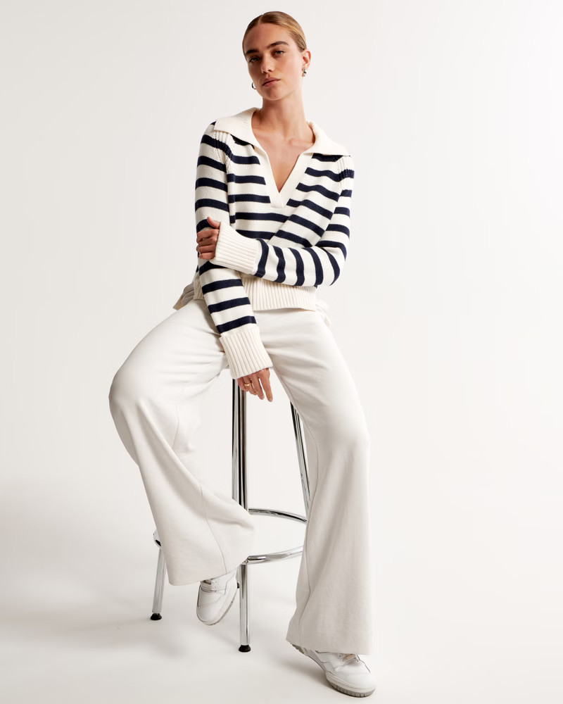 Notch-Neck Sweater | Abercrombie & Fitch (US)