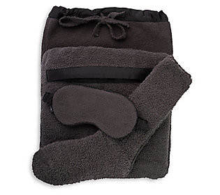Barefoot Dreams CozyChic Travel Set | QVC