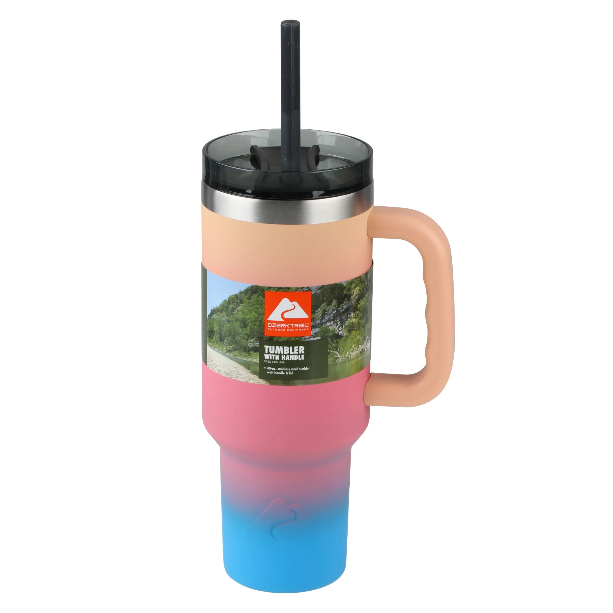 Ozark Trail 40 oz Vacuum Insulated Stainless Steel Tumbler Gradient | Walmart (US)