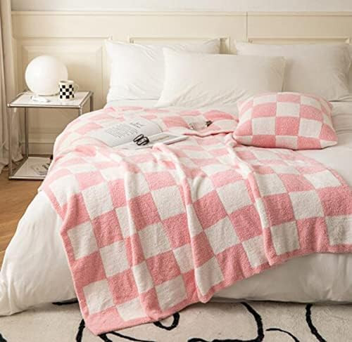 Ultra-Soft Buffalo Checkerboard Grid Fluffy Microfiber Knitted Throw Blanket Super Cozy Lightweig... | Amazon (US)