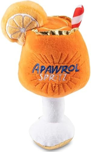 Haute Diggity Dog Apawrol Spritz Plush Squeaky Dog Toy for Small to Medium Dogs, Funny Cocktail-I... | Amazon (US)