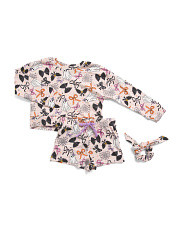 Girls 2pc Ghosts And Bows Tee And Shorts Pajama Set | Family Pajamas | Marshalls | Marshalls