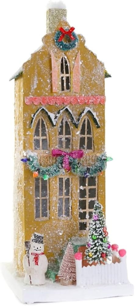 Cody Foster & Co Mustard Townhouse Christmas Village Building HOU-340 | Amazon (US)