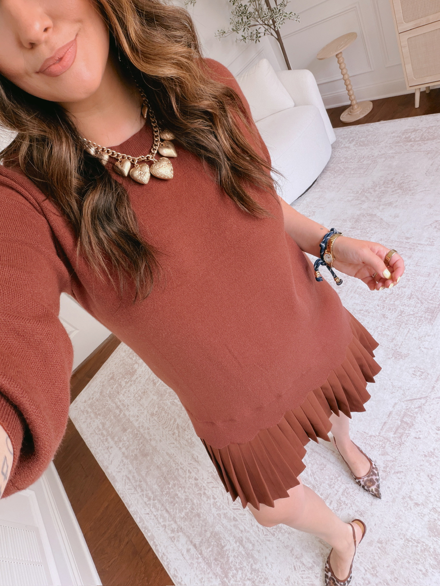 Wearing an XL 

 #LTKSeasonal #LTKMidsize