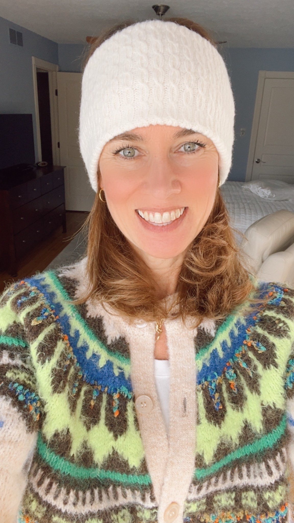 Gift Guide for college or teenage daughter BDG Becca Fair Isle Brushed Knit Oversized Cardigan from Urban Outfitters great paired with baggy jeans or leggings with winter boots.  Cozy winter cardigan #giftsforher #dailystylefinds #mypicks #giftguide #giftideas - hard to shop for gift guide for girls/women

#LTKGiftGuide #LTKHoliday #LTKootd