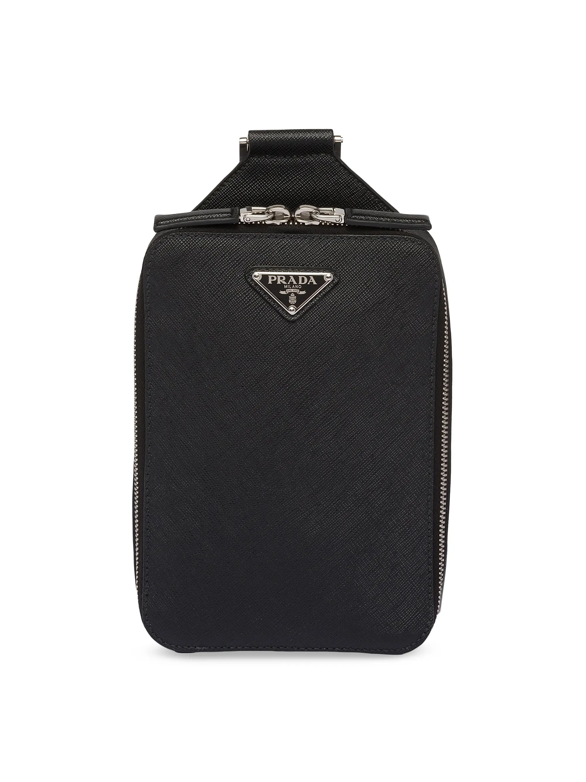 Prada Brique Saffiano Leather Bag | Saks Fifth Avenue