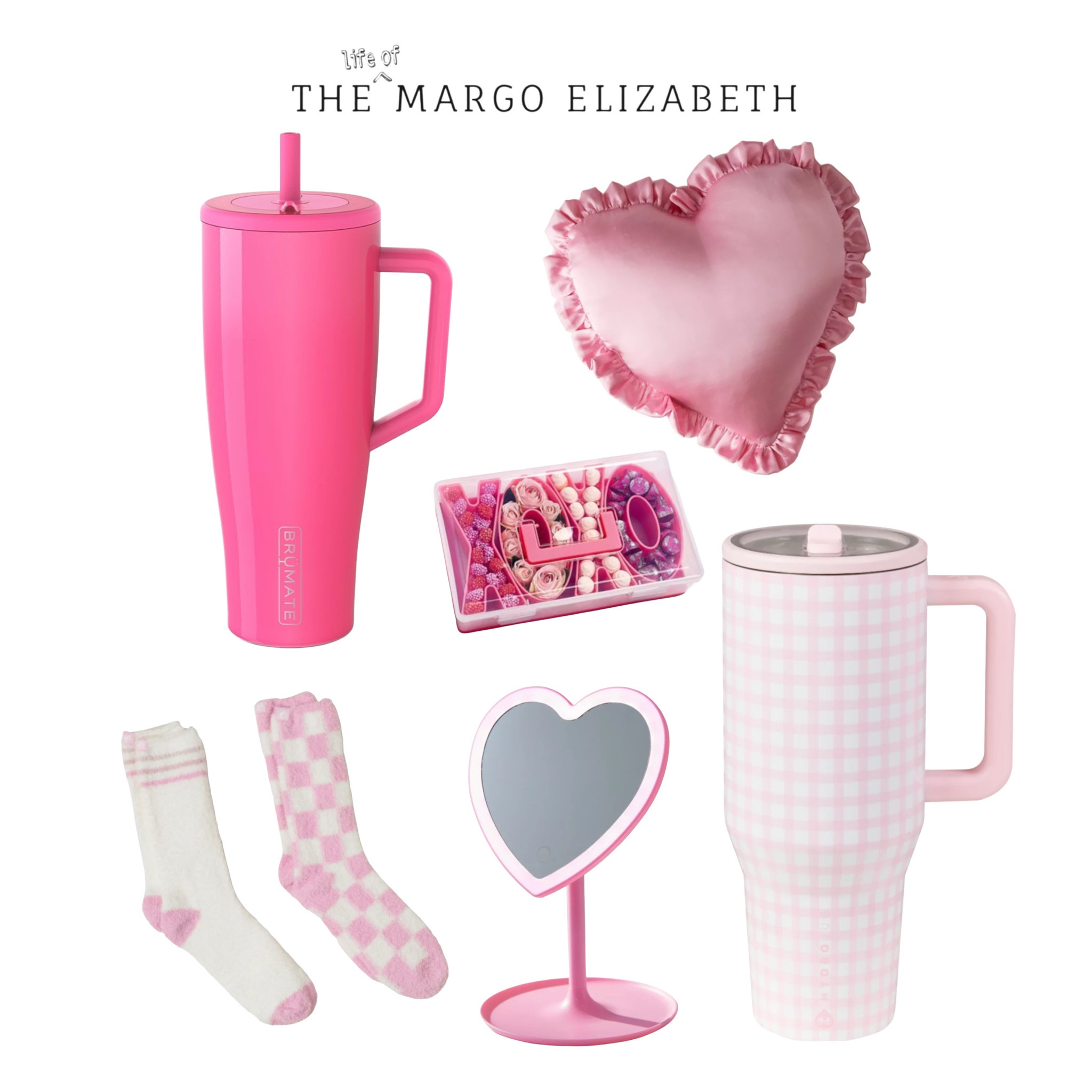 Galentine’s Day Gifts 💘

Cute finds that would make sweet and useful gifts for your besties! 

xoxo bento box also comes in “love” and “I🩷U” but act fast - they are selling out already. 

Linking a few options of fuzzy socks - they are always the most comfy gift. 

I have the brumate in hot pink 40oz tumbler and LOVE it. It’s leak proof and has a soft silicone straw. Gonna order the gingham hydrojug to try. It’s also leakproof but has a hard plastic straw so I’ll report back if I love it as much lol. 

And I mean how cute is this heart shape light up vanity mirror? So cute for a girlie girl of any age 💝

#LTKGiftGuide #LTKHome #LTKFindsUnder50