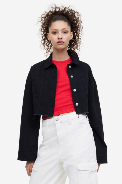 Twill Crop Jacket | H&M (US + CA)