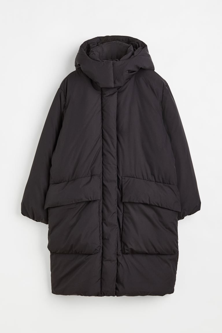 Hooded puffer coat | H&M (UK, MY, IN, SG, PH, TW, HK)