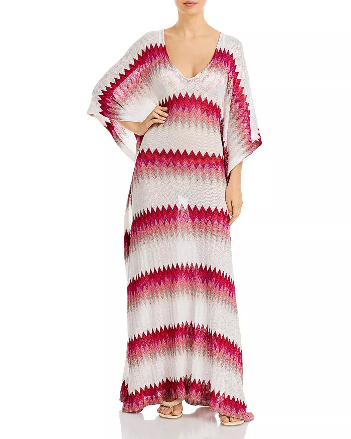 Printed Long Cover Up Caftan | Bloomingdale's (US)