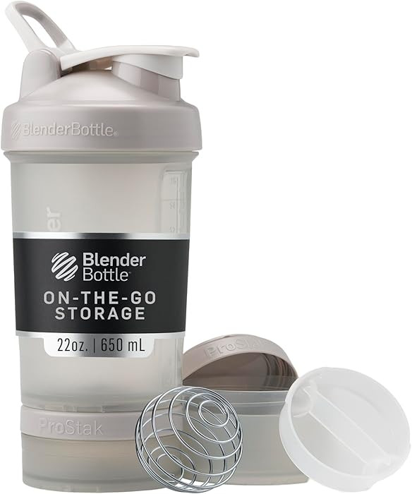 BlenderBottle Shaker Bottle with Pill Organizer and Storage for Protein Powder, Classic V2 ProSta... | Amazon (US)