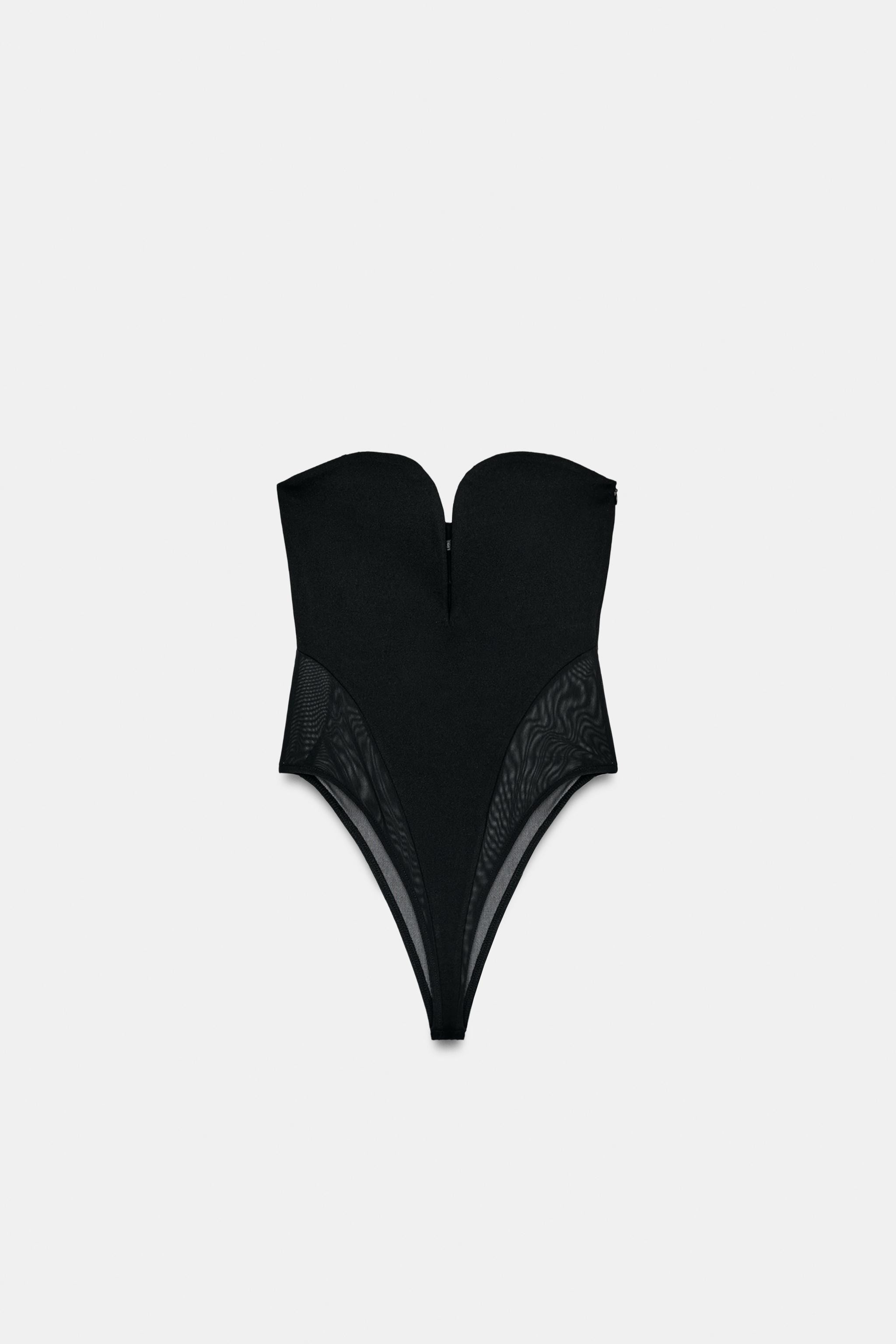 COMBINED BANDEAU BODYSUIT | Zara UK