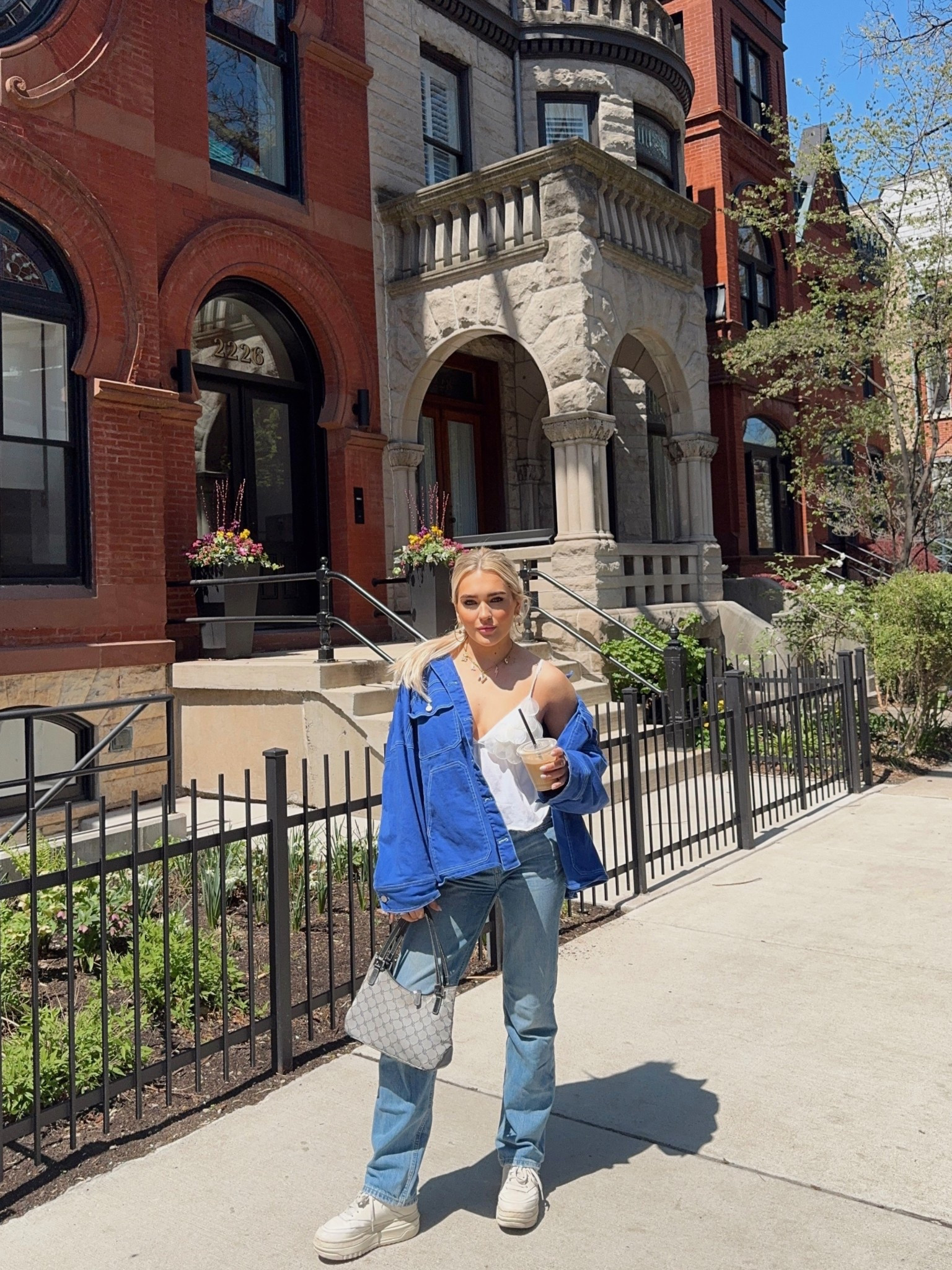 Wearing my favorite jacket ever - with the top I made for under $30! 😍 also my favorite jeans. Spring is here 

#LTKSeasonal