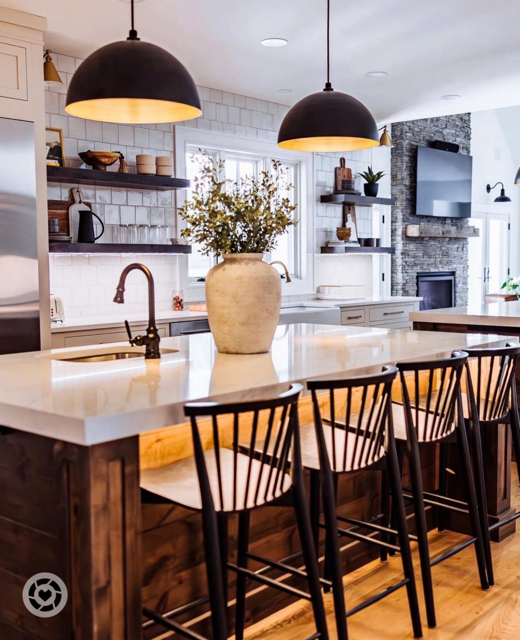 Kitchen island chairs that are timeless, comfortable & so easy to clean!

#LTKHome #LTKSaleAlert