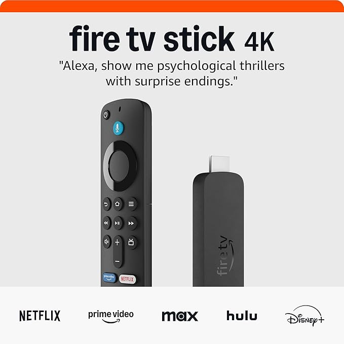 Amazon Fire TV Stick 4K (newest model) with AI-powered Fire TV Search, Wi-Fi 6, stream over 1.5 m... | Amazon (US)