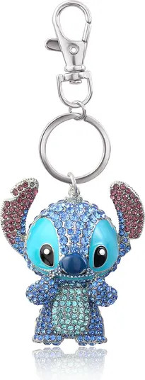 Stitch Pave 3D Bling Keychain Bag Charm | Nordstrom