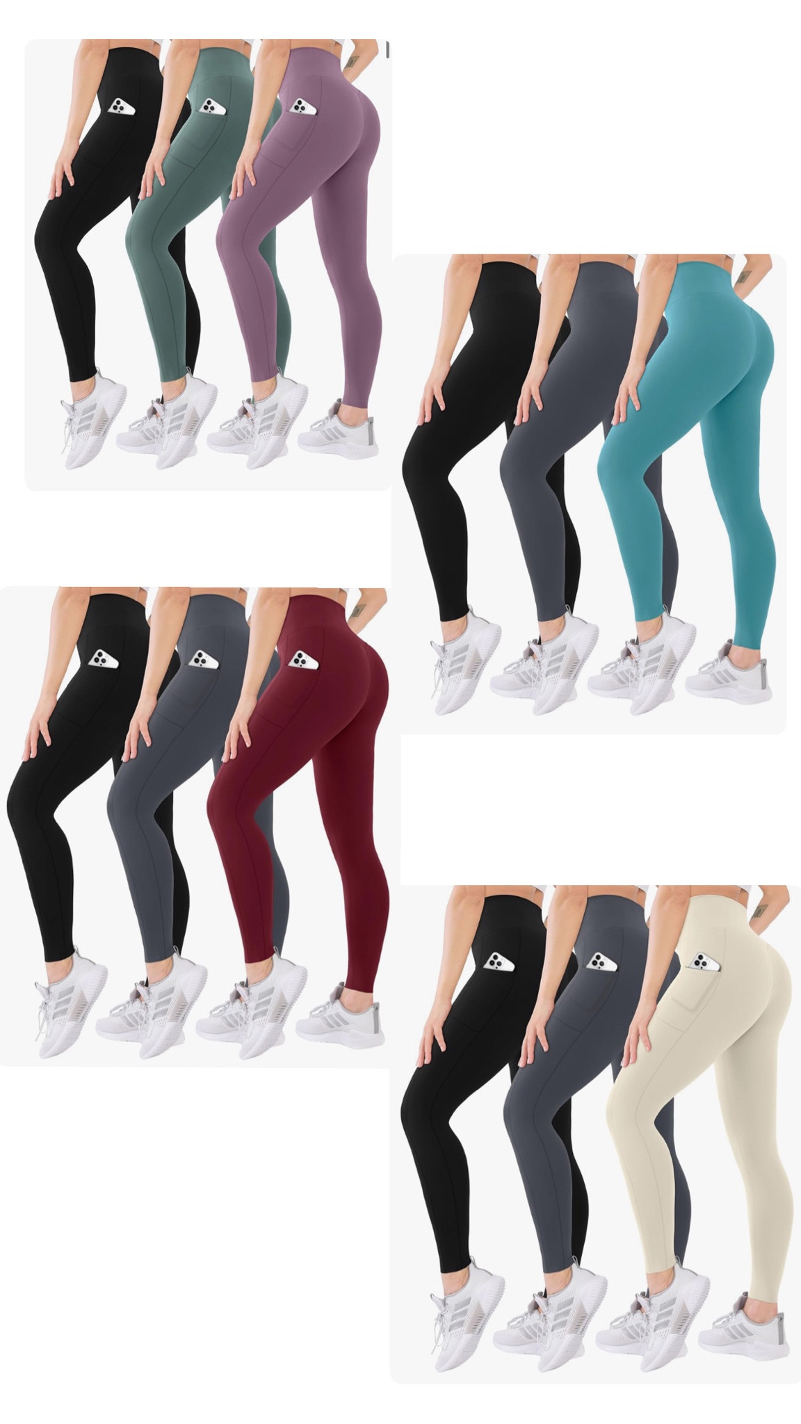 Great deal for 3 pairs of leggings on Amazon. Great quality.  

#LTKFindsUnder50 #LTKFitness #LTKActive