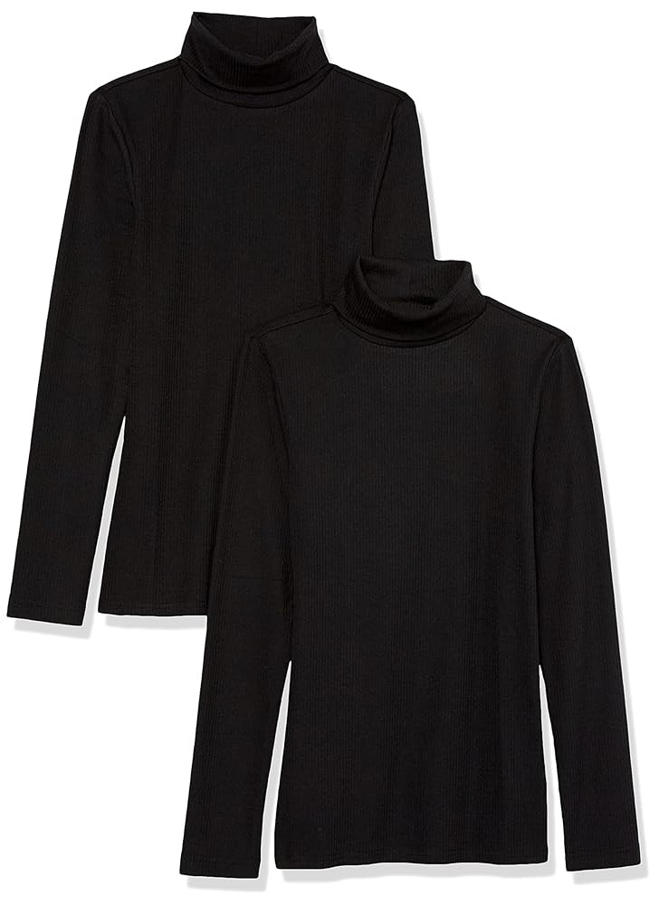 Amazon Essentials Women's Slim-Fit Layering Long Sleeve Knit Rib Turtleneck Top (Available in Plu... | Amazon (US)