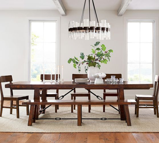Benchwright Extendable Dining Table | Pottery Barn (US)