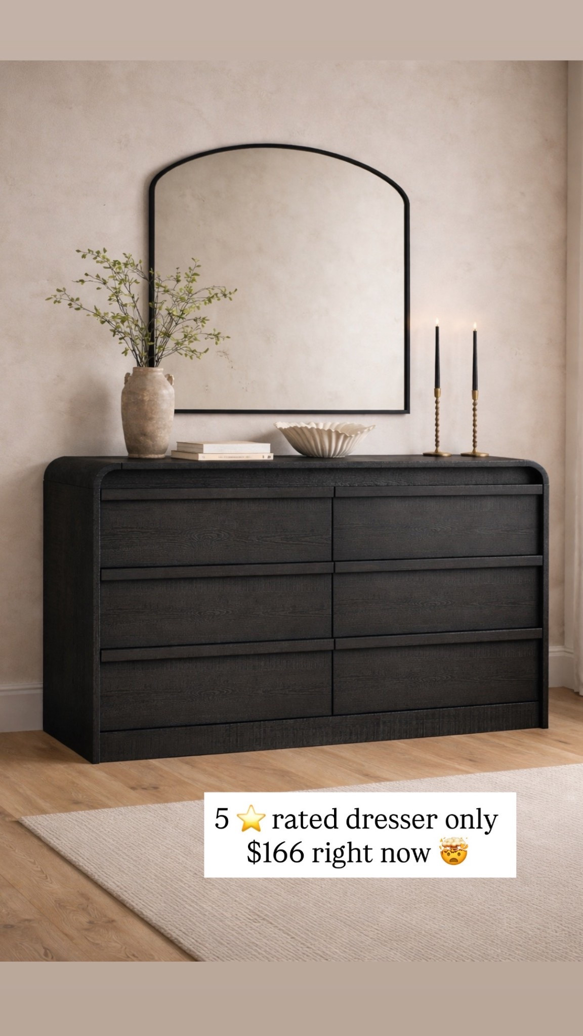 5 ⭐️ rated dresser only $166 right now 🤯

#LTKHome #LTKSaleAlert