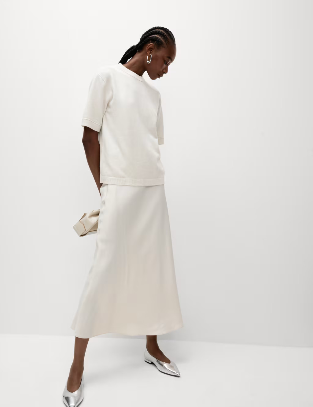 Air-Yarn Crew Neck Knitted Top | M&S Collection | M&S | Marks & Spencer (UK)