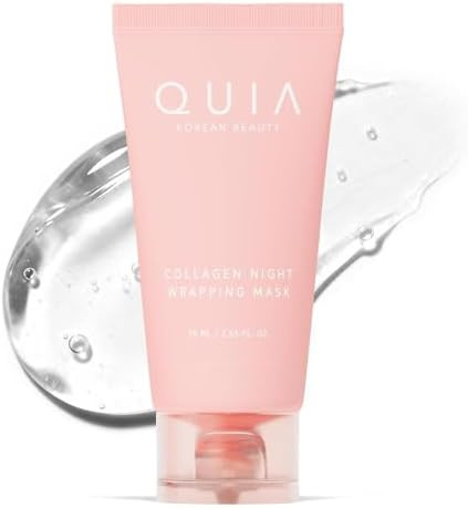 QUIA Collagen Wrapping Mask 75ml - Clinical +92% Firmer Appearance - Overnight Glass Skin Peel Of... | Amazon (US)