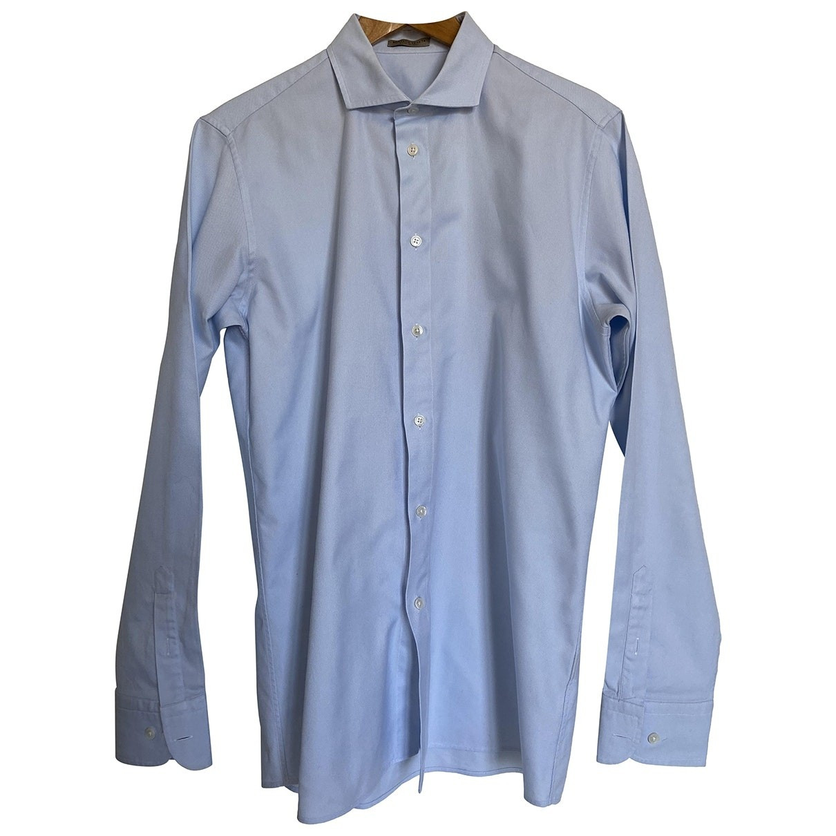 Bottega Veneta Blue Cotton Shirts | Vestiaire Collective (Global)