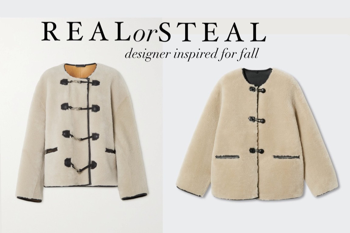 Toteme’s shearling jacket was a must have among international it girls last fall and the brand has brought it back this season. 
Get the look at a fraction of the price of the designer version. 

#LTKU #LTKeurope #LTKSeasonal