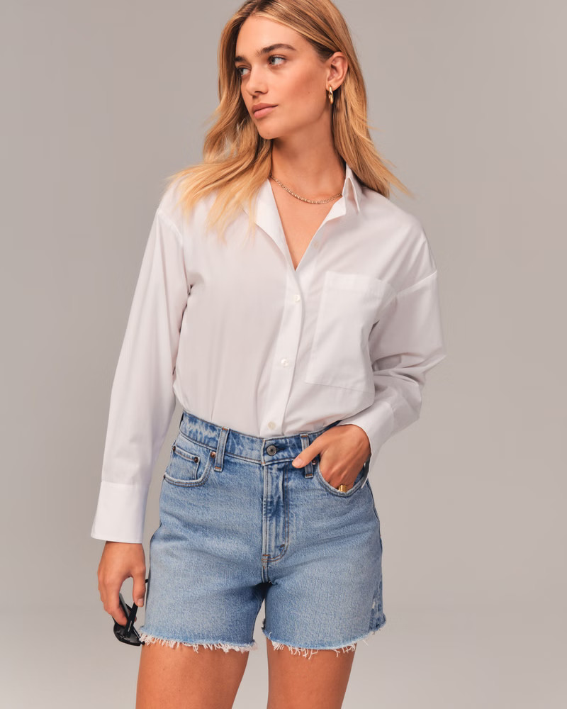 High Rise Dad Short | Abercrombie & Fitch (US)