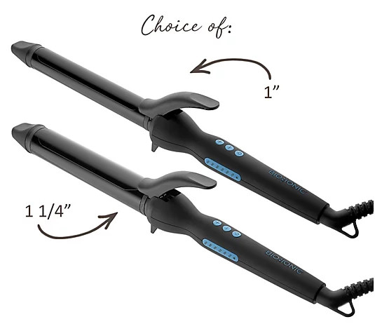Bio Ionic NanoIonic MX Long Barrel Curling Iron | QVC