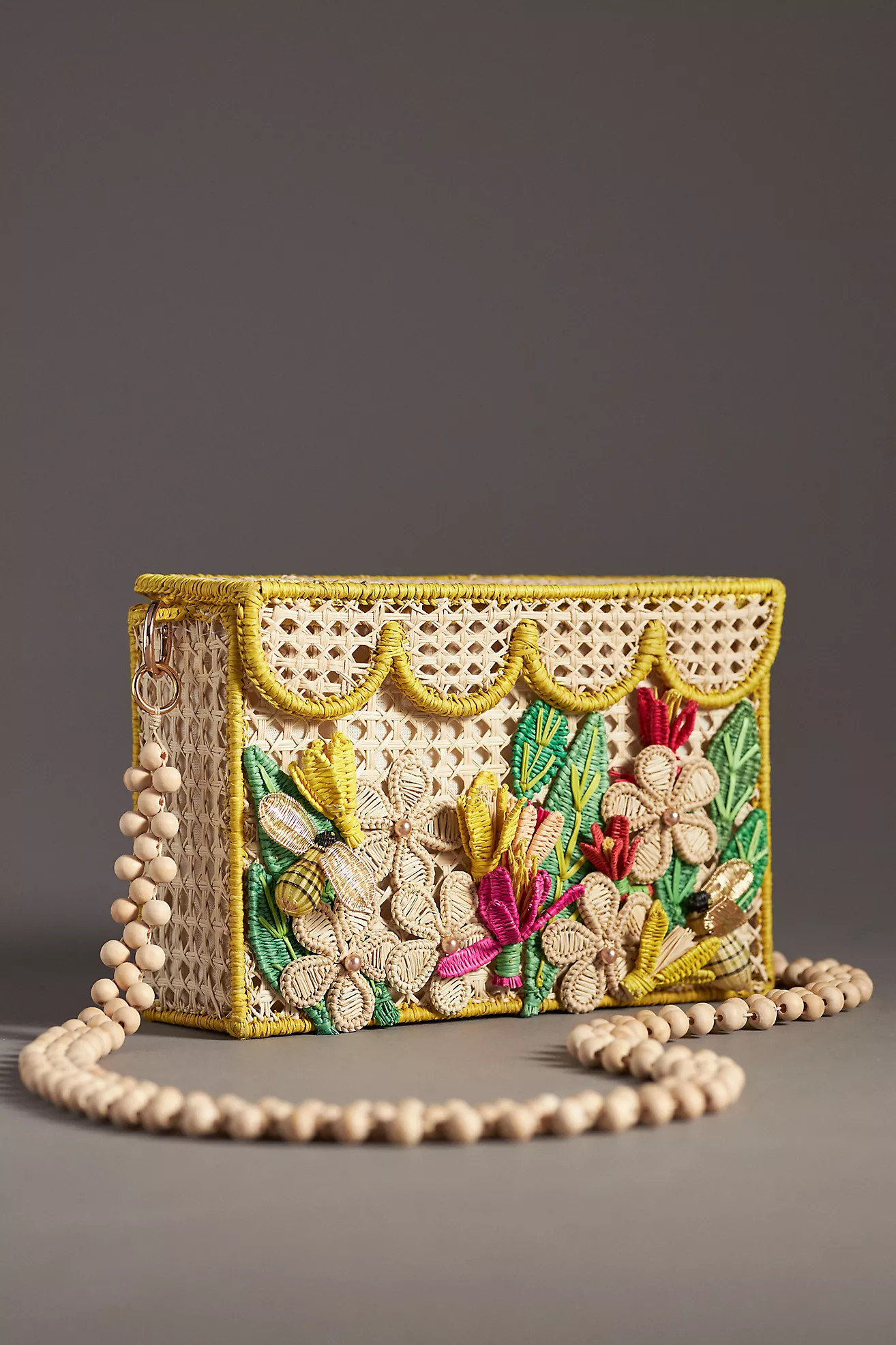 Mercedes Salazar Flower and Bee Handbag | Anthropologie (US)