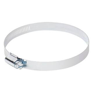 6 in. to 7 in. Adjustable Chrome Plated Worm Clamp | The Home Depot