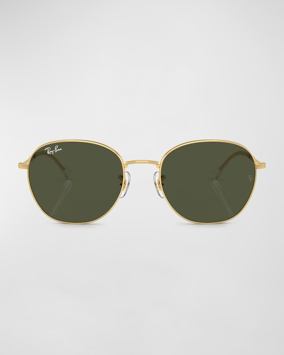 Ray-Ban Sleek Metal Round Sunglasses, 55MM | Neiman Marcus