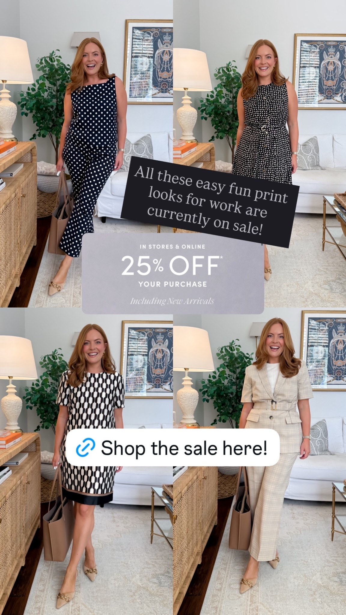 ✨ 25% OFF makes it the perfect time to refresh your summer workwear! These polished pieces are effortless to style, comfortable enough for all-day wear, and perfect for the office, meetings, or business casual events.

Think matching sets, printed work dresses, office outfits, business casual fashion, summer office style, and elegant workwear you’ll reach for on repeat. Which look is your favorite? 🤍

SEO Keywords: summer workwear, business casual outfits, office outfit ideas, work dresses, matching work sets, Ann Taylor sale, women’s workwear, professional outfits, office fashion, summer office style

#LTKWorkwear #BusinessCasual #OfficeStyle #SummerWorkwear #AnnTaylorStyle #WorkOutfitIdeas
