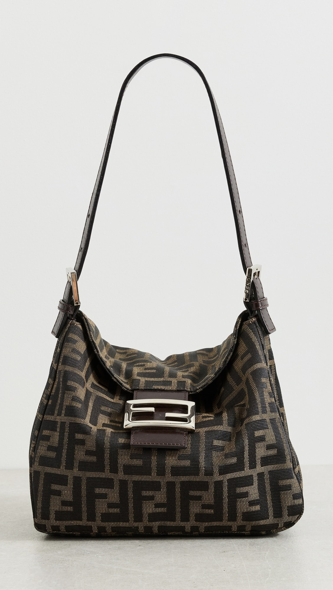 Fendi Brown Zucca Shoulder Bag | Shopbop