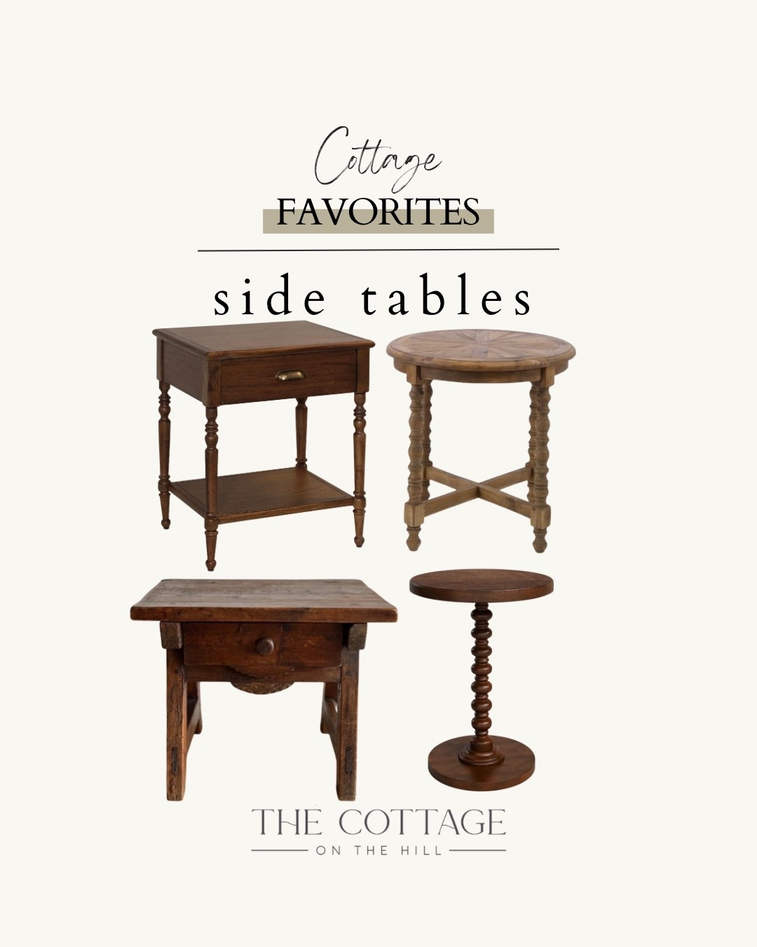 Here are some of my favorite warm wood side tables.

#LTKHome