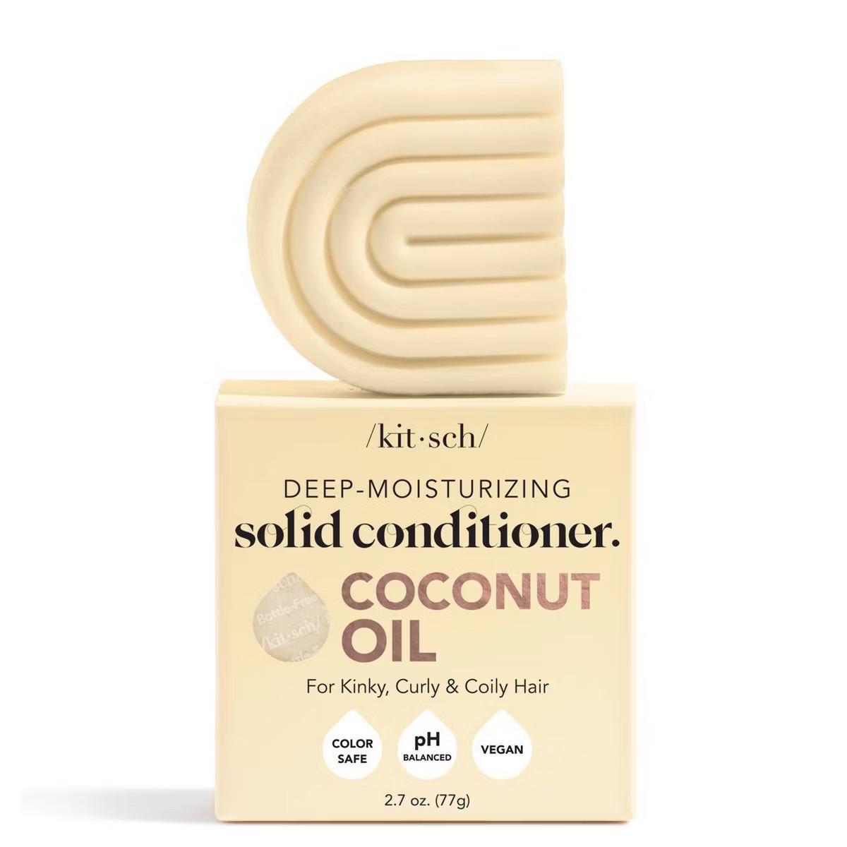 Kitsch Coconut Oil Deep-Moisturizing Solid Conditioner Bar - 2.7oz | Target