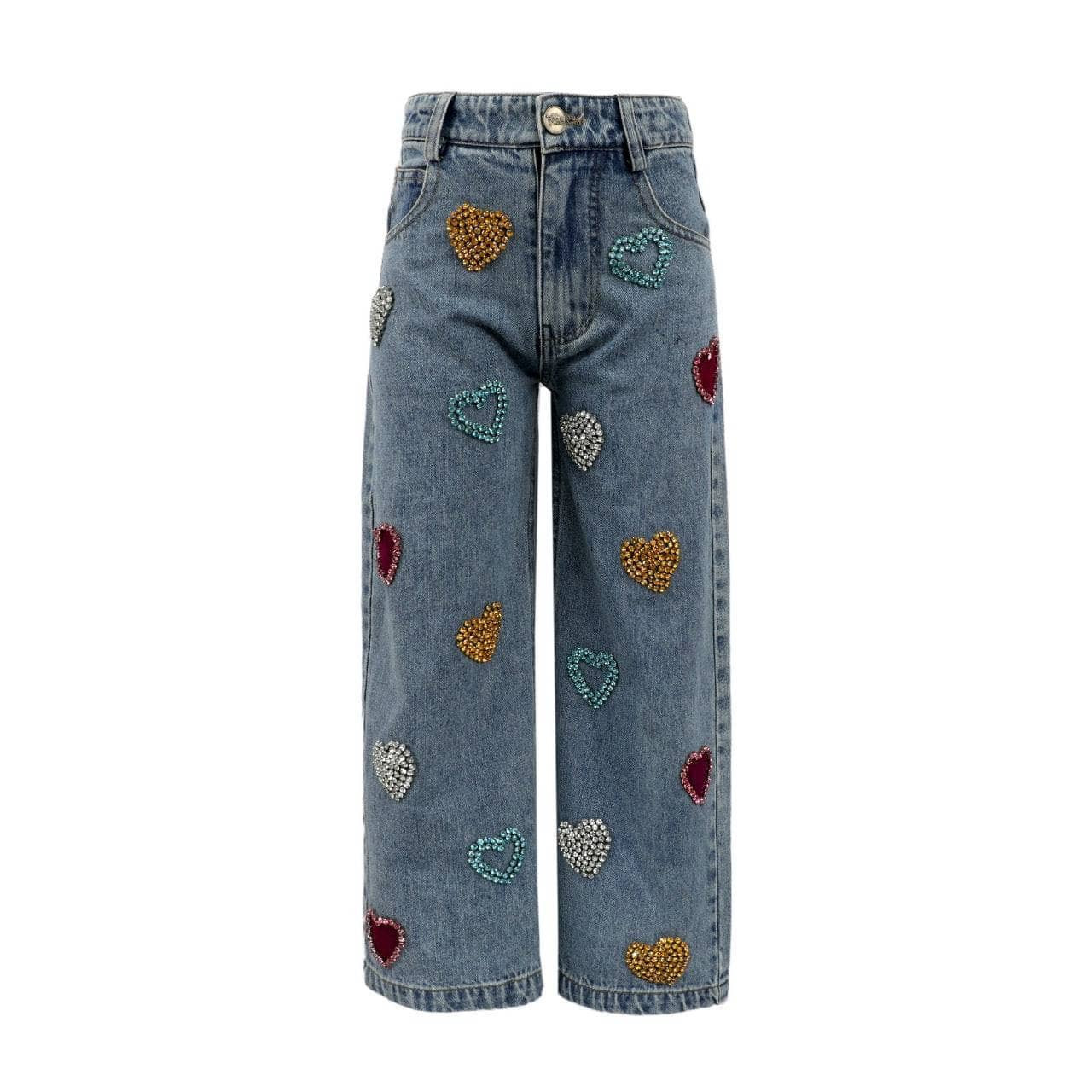 Gems Rainbow Heart Jeans 12 | Lola + The Boys