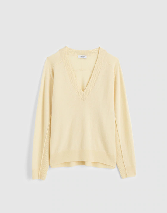Cashmere V-Neck Sweater | Madewell