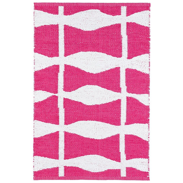 Circuit Fuchsia Handwoven Indoor/Outdoor Rug | Annie Selke
