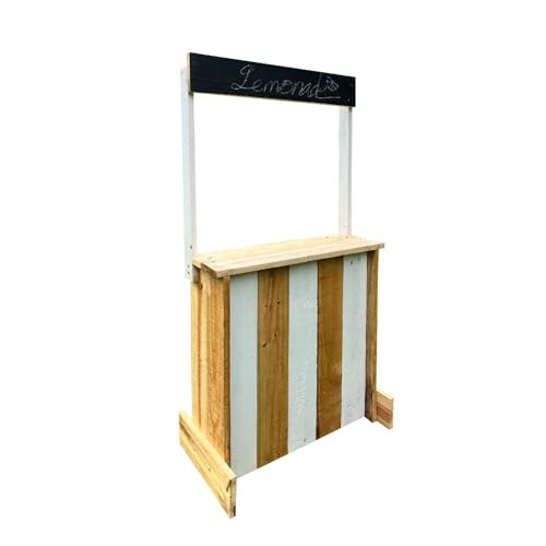Wood Lemonade Stand - Large White Lemonade Stand for Kids | Use as Lemonade Party Decorations, Outdoor Picnic Decorations, Pop-Up Stand, Lemon-Themed Party Decor, Lemonade Bar for Special Events | Amazon (US)