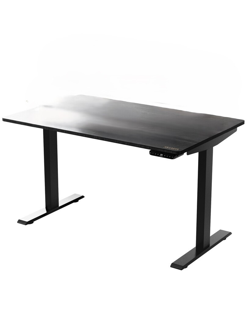 30 Inch Adjustable Stainless Steel Standing Desk In Black | 1stopbedrooms